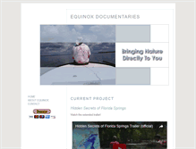 Tablet Screenshot of equinoxdocumentaries.org
